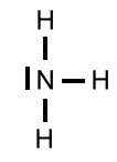 Ammoniak-Strukturformel