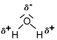 wassermolekuel-strukturformel