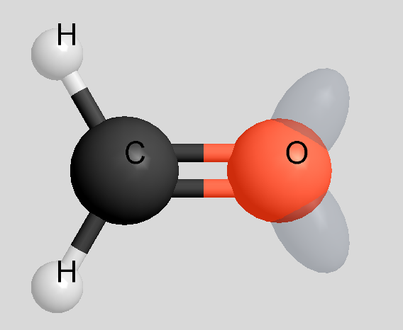 Formaldehyd-VSEPR-Modell
