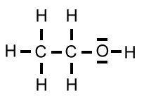 ethanol-strukturformel