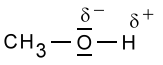 methanol-halbstrukturformel