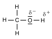 methanol-strukturformel
