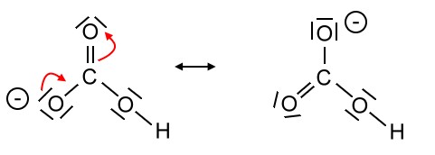 hydrogencarbonat-mesomerie